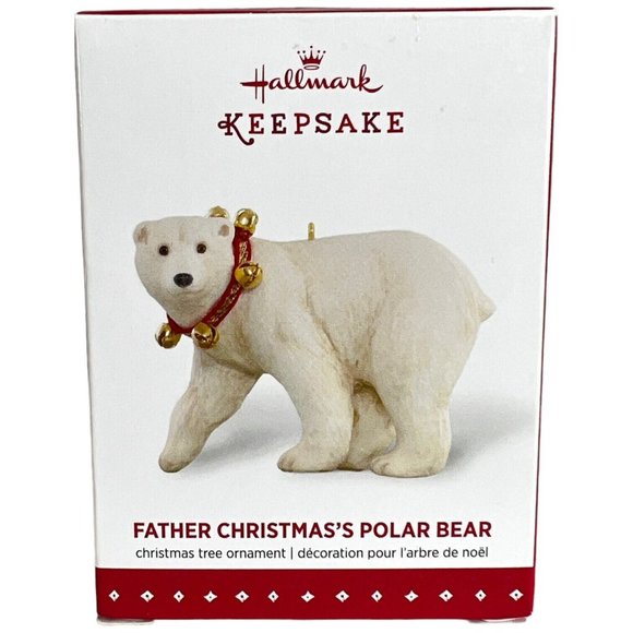 Hallmark Keepsake Ornament Father Christmas's Polar Bear Limited Edition 2015 - Picture 9 of 13
